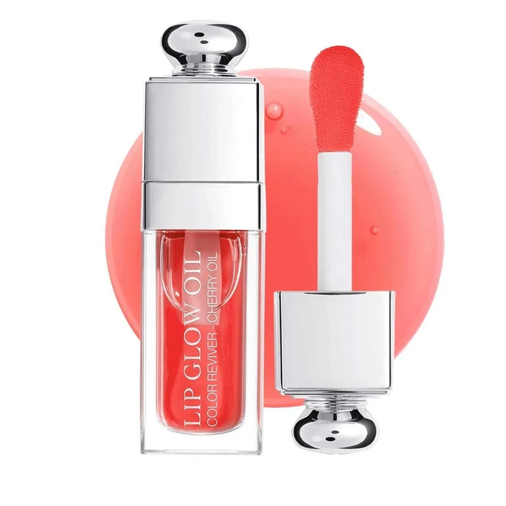 Dior Lip Glow Oil Hydrating High-Shine Gloss Shade Poppy Coral #061 NWOB