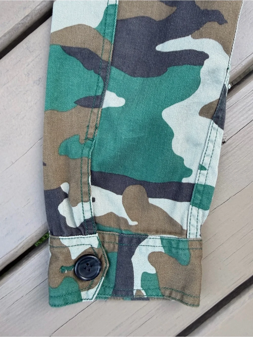 J. Crew camo print