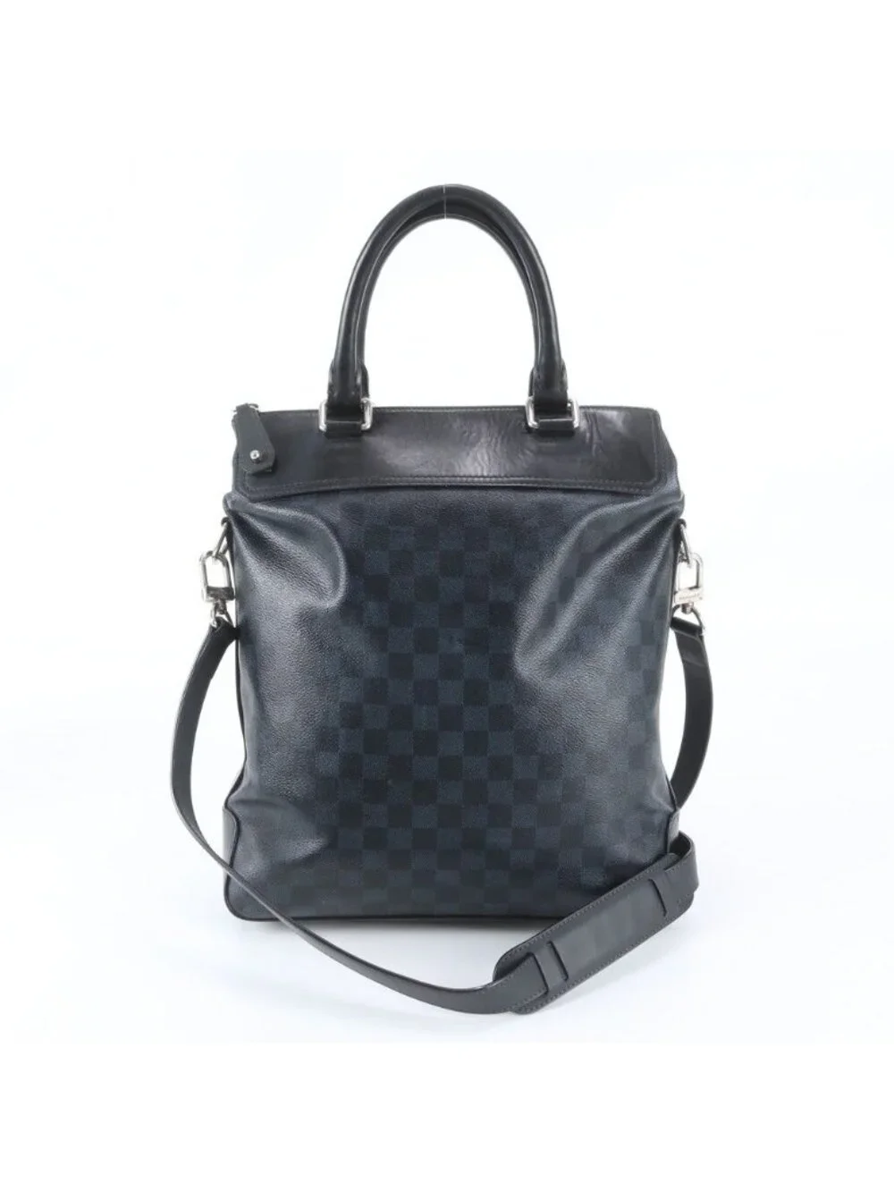 Louis Vuitton Damier Cobalt Greenwich Leather 2-Way Shoulder Bag Crossbody