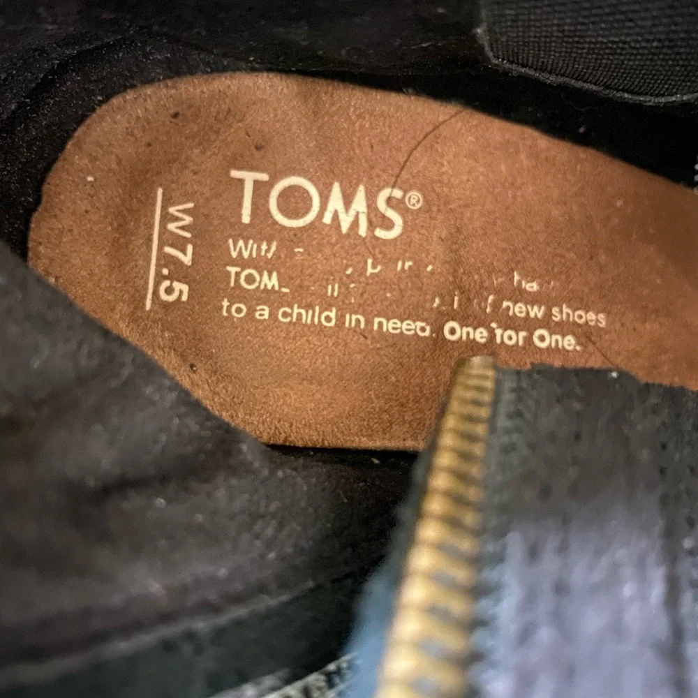 Toms wooden heeled