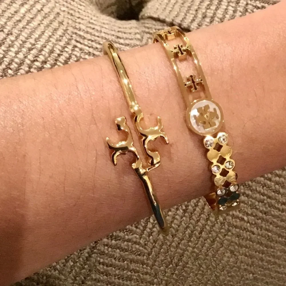 Tory Burch pouch bangle closet
