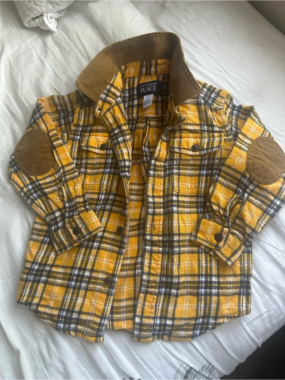 The Childrens Place yellow plaid