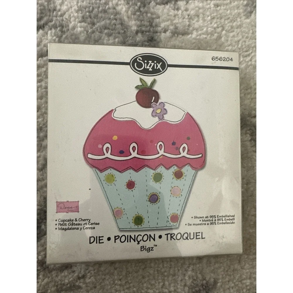 Cupcake Die Cut, Sizzix Bigz‎ Die, Used