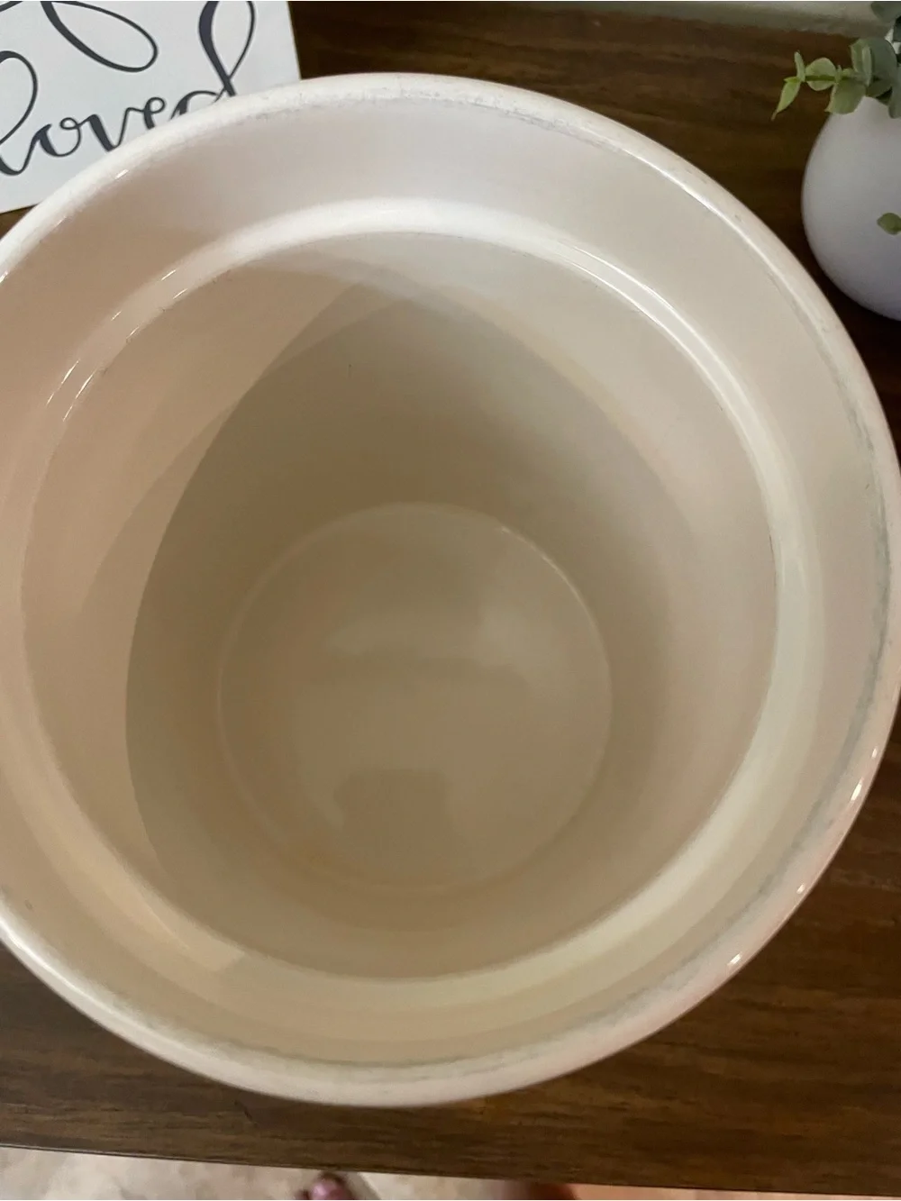 Rae Dunn White 'COOK' Ceramic Utensil Crock