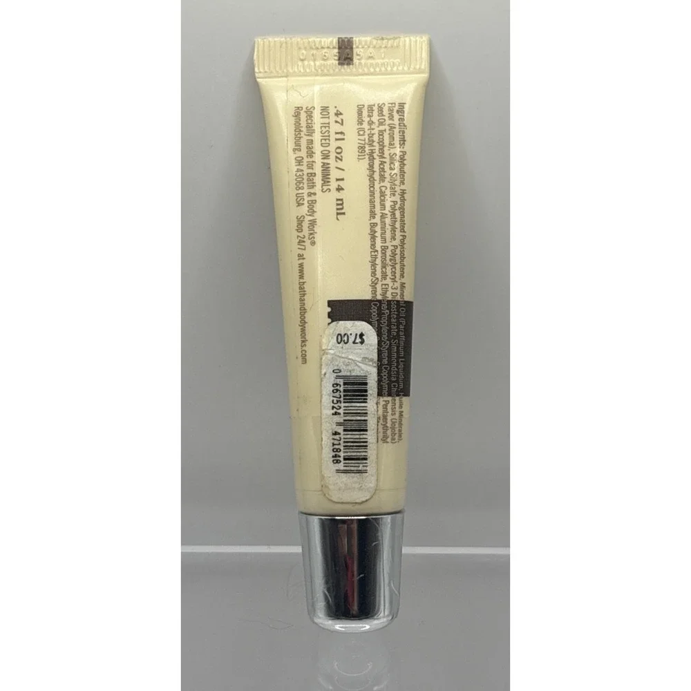 Bath & Body Works Liplicious Coconut Summer Vanillas Tasty Lip Gloss .47 Oz RARE