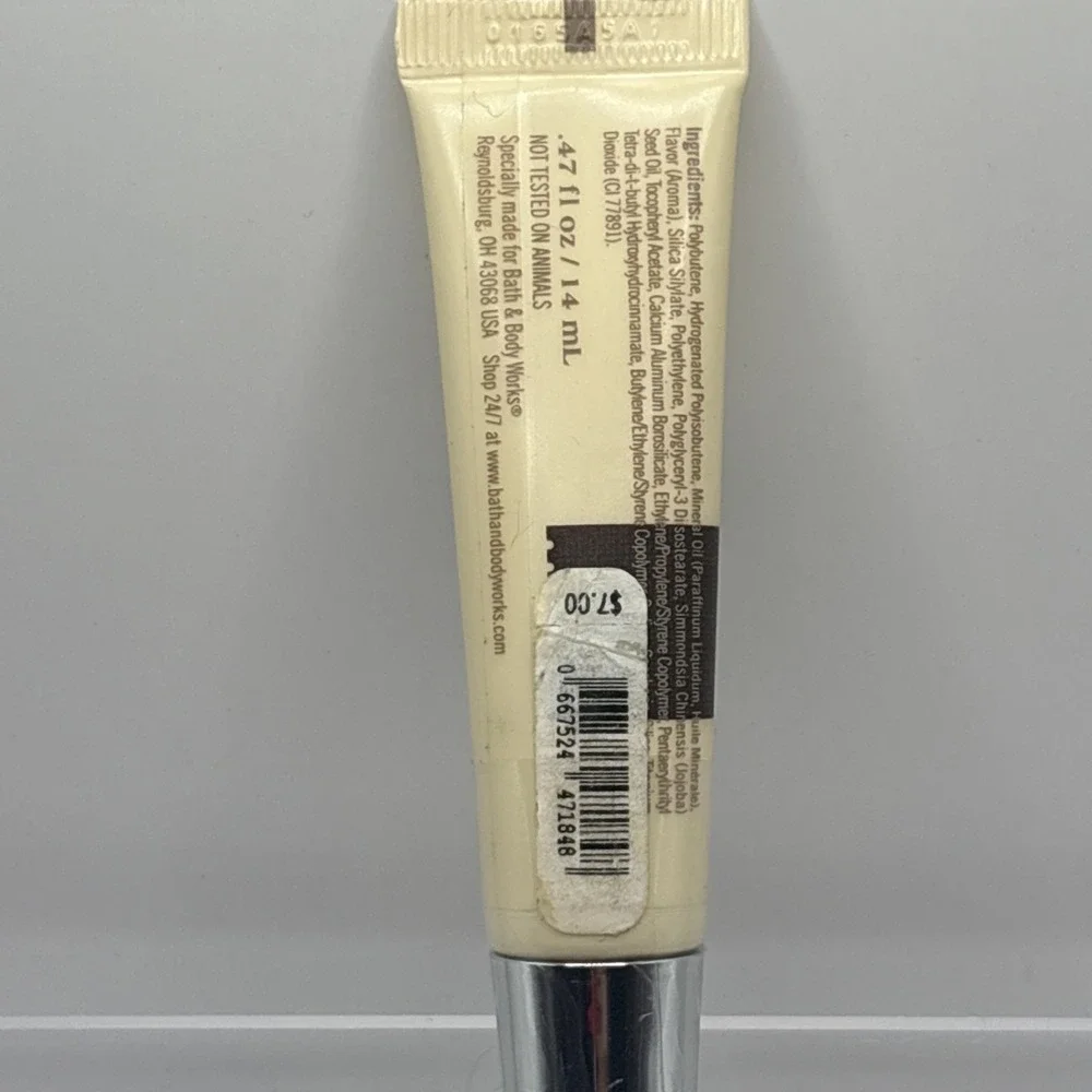 Bath & Body Works Liplicious Coconut Summer Vanillas Tasty Lip Gloss .47 Oz RARE