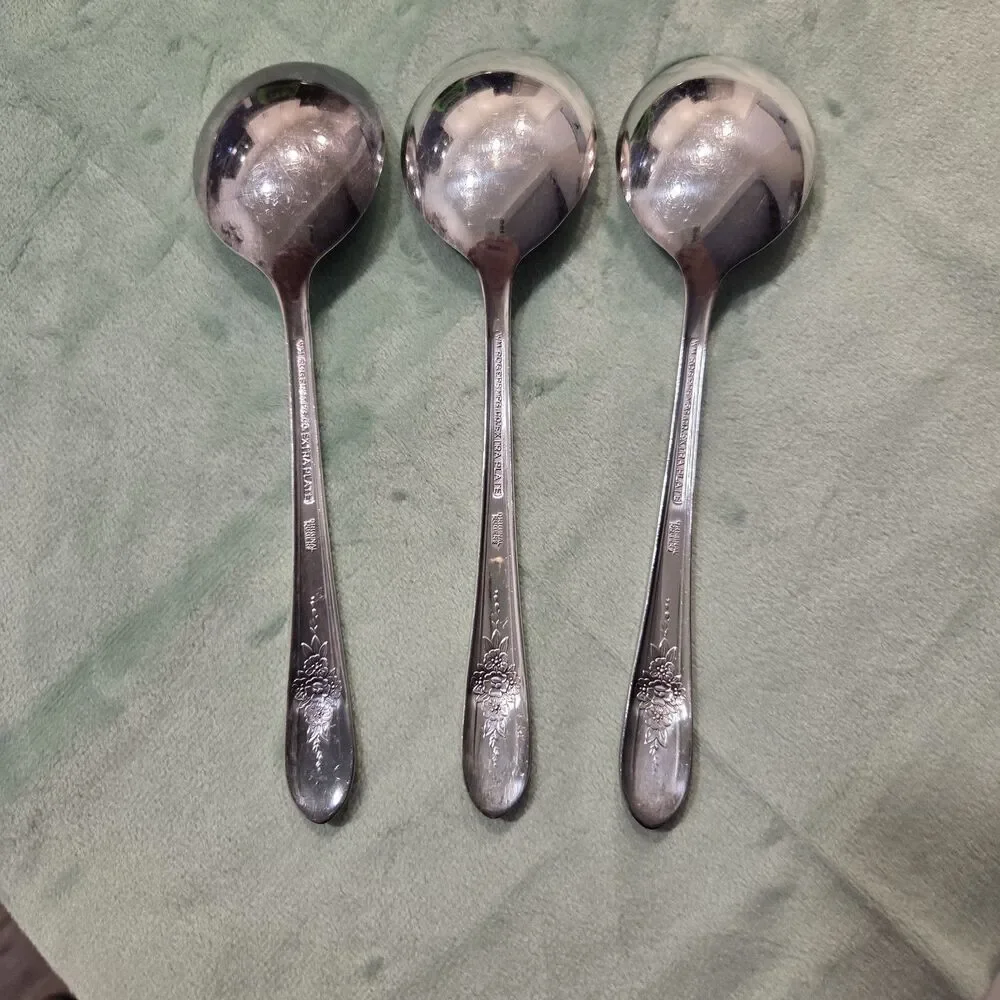 Wm Rogers lot soup
