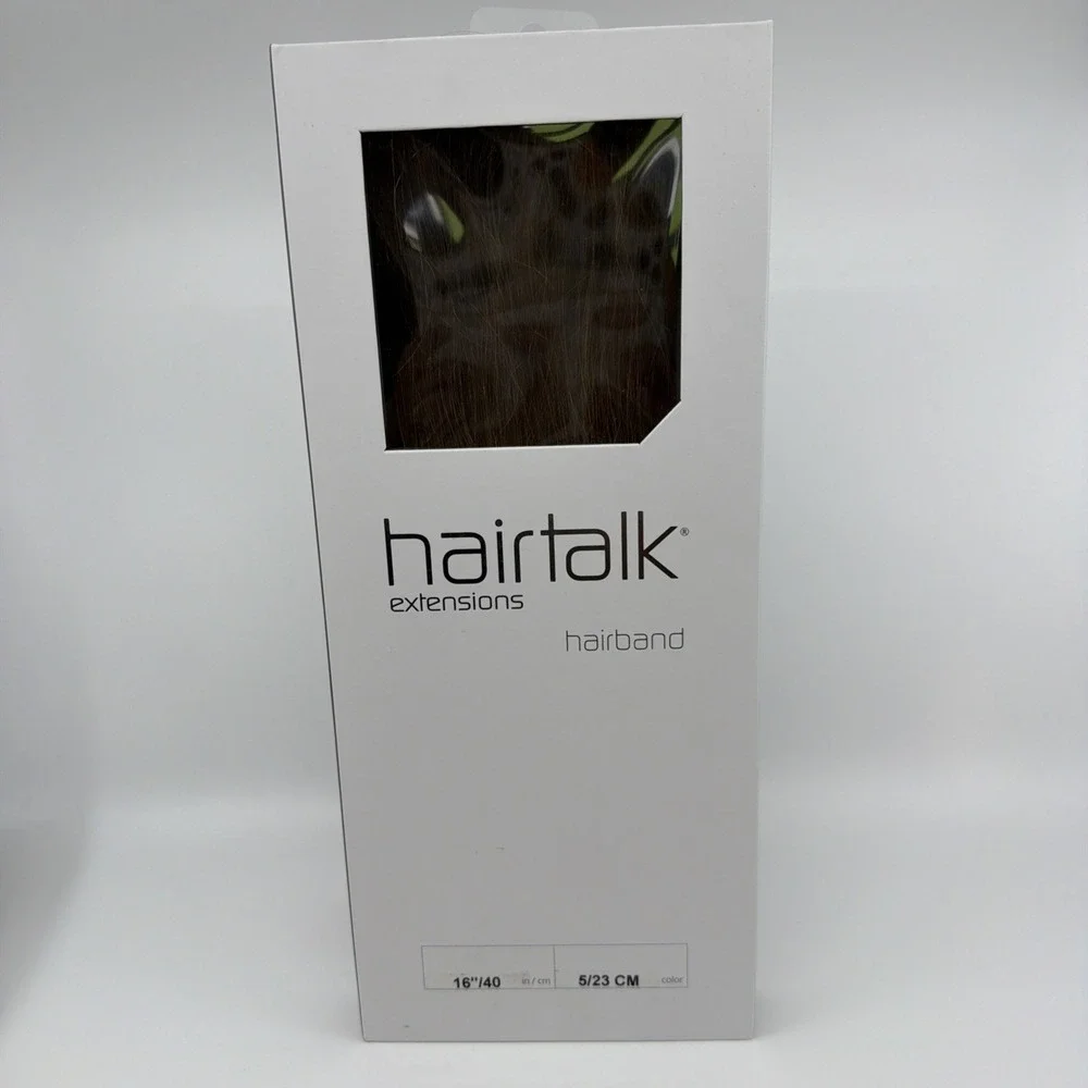 16 inch HairTalk Hairband, Balayage HaloCouture Golden Blonde, Halo Extensions.