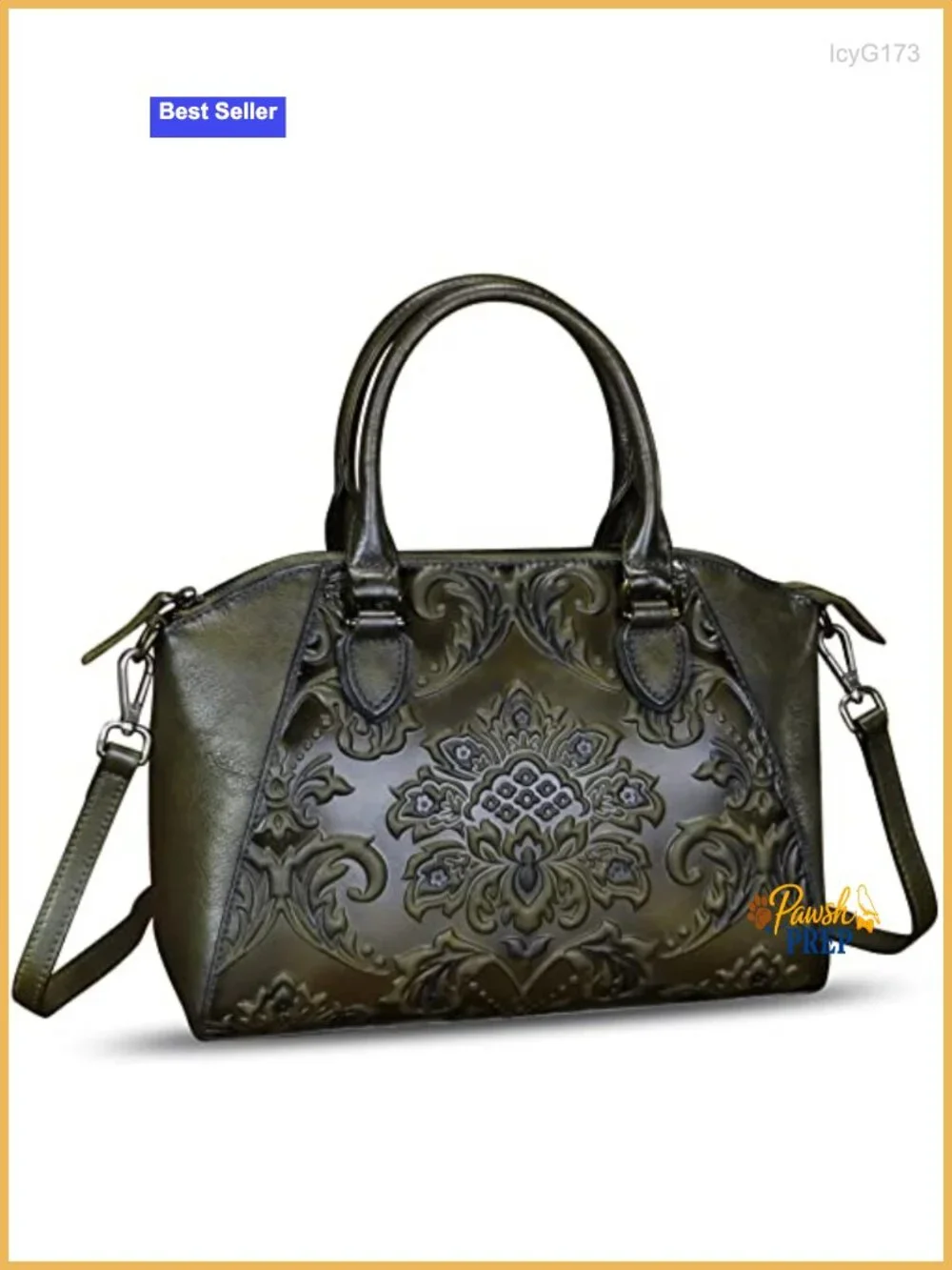 Vintage Genuine Leather Satchel Bag Women Crossbody Shoulder Handbag