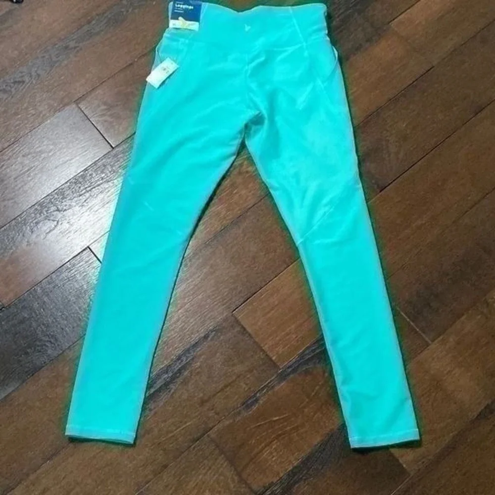 NWT‎ girls XL turquoise leggings old navy active kids