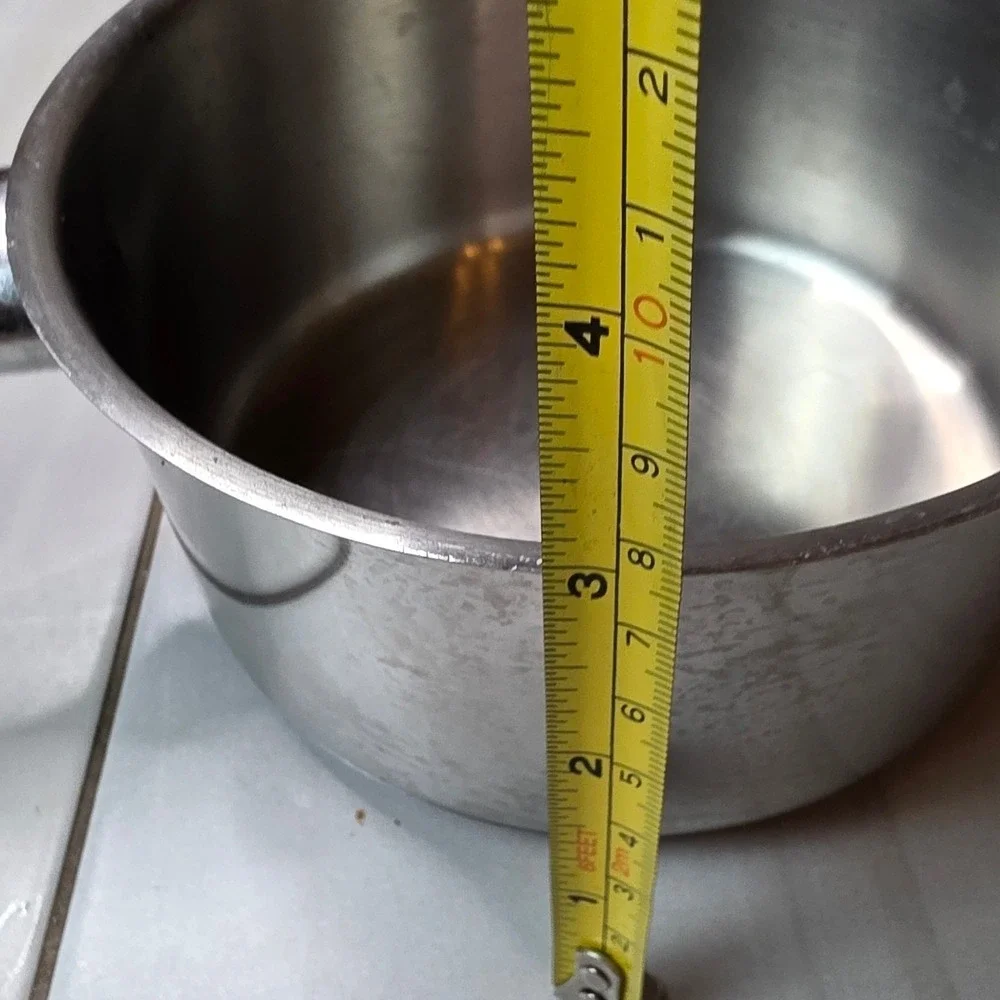 Bialetti Stainless Steel Saucepan 5.5 Inch Italian Design Professional A2‎