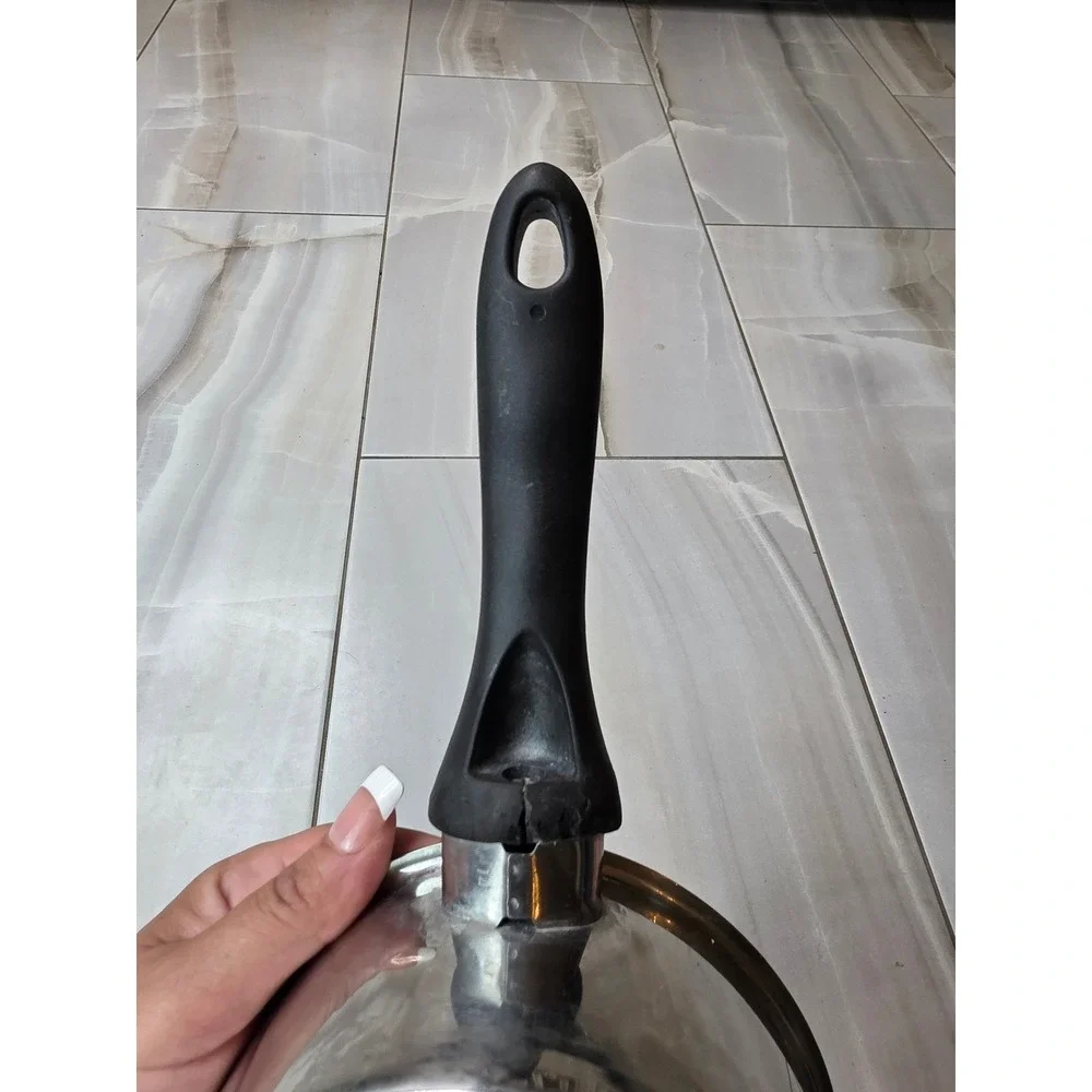 Bialetti Stainless Steel Saucepan 5.5 Inch Italian Design Professional A2‎