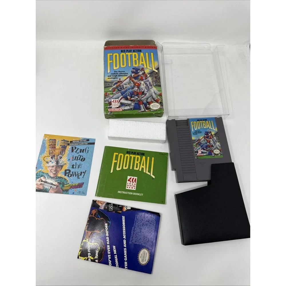 Play Action Football NES CIB Nice Shape! Fast Free Shipping!‎