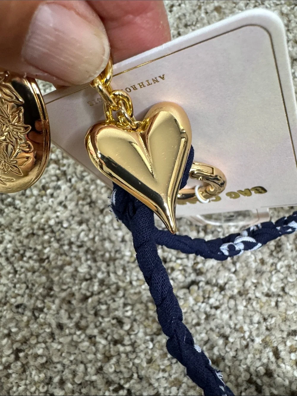 Anthropologie lightweight gold