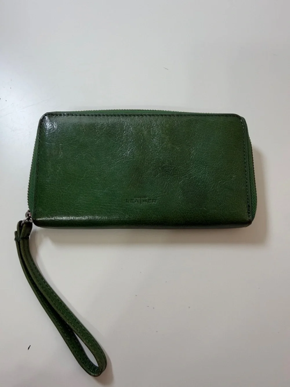 Tahari smooth leather