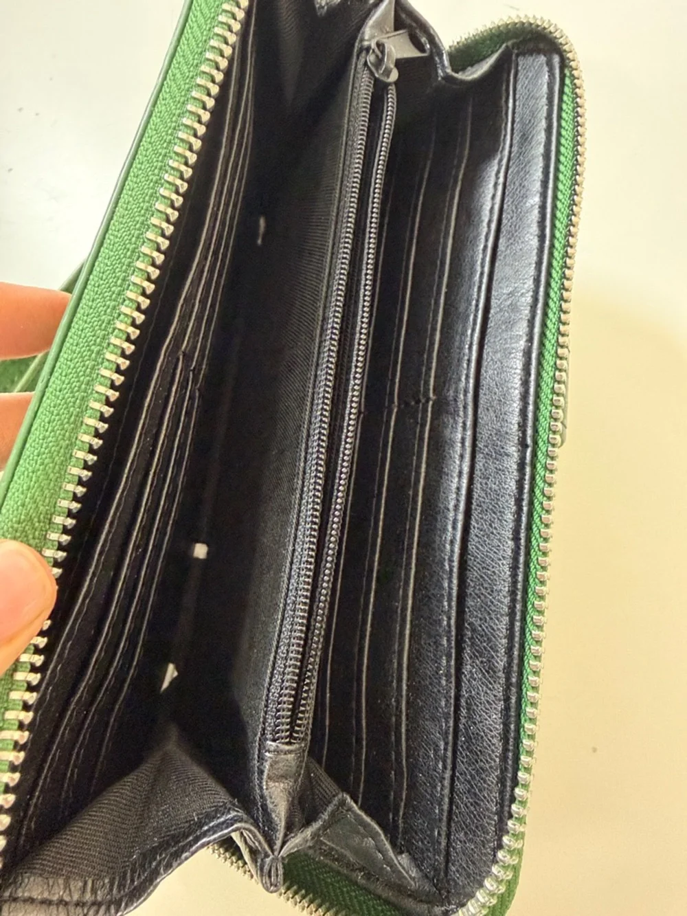 Tahari smooth leather