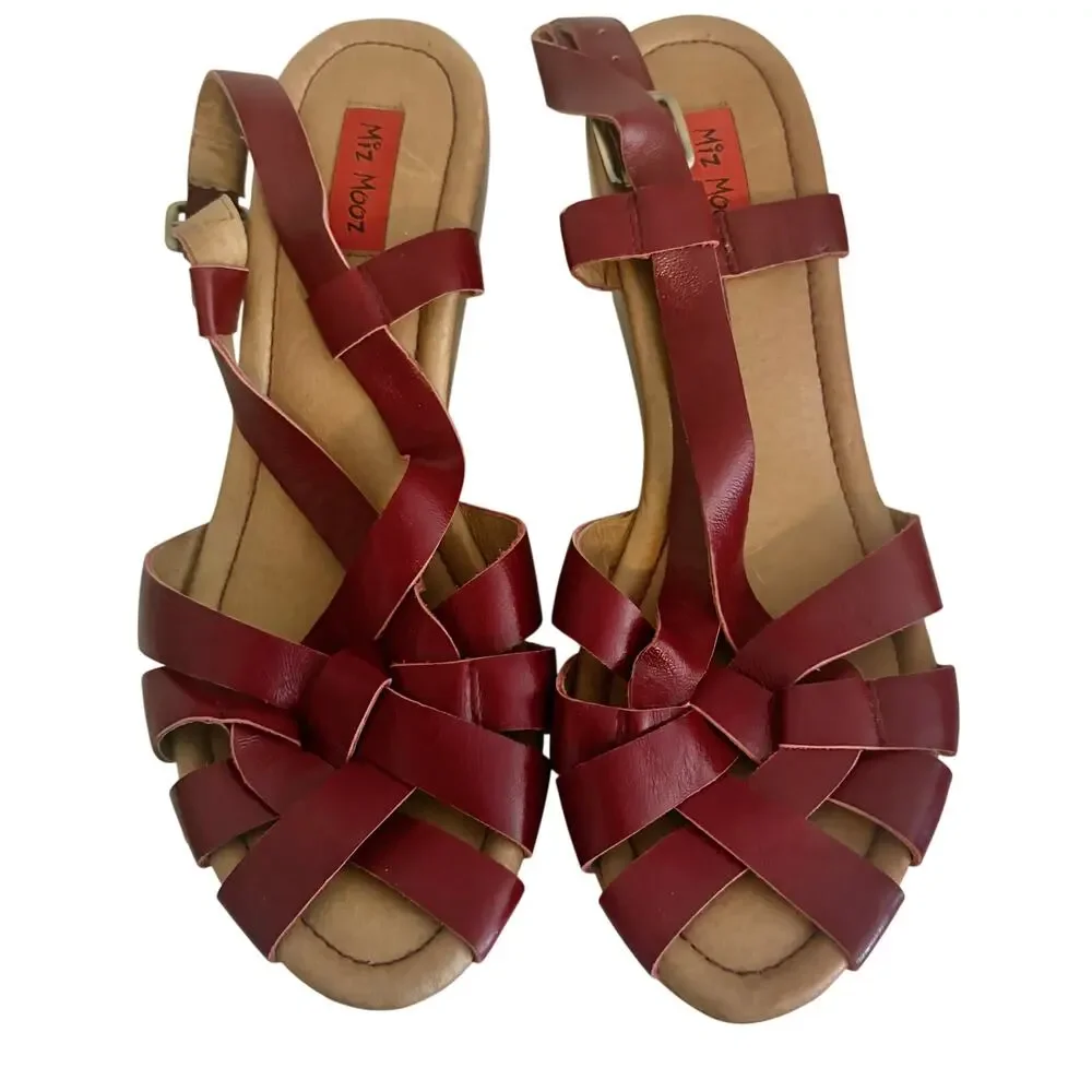 Miz Mooz wood strappy