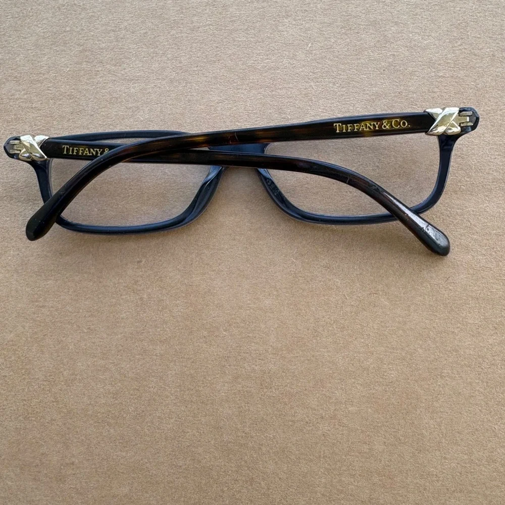 Tiffany & Co TF 2036 8099 Eyeglasses Flame Women 52mm Dark Blue Transparent