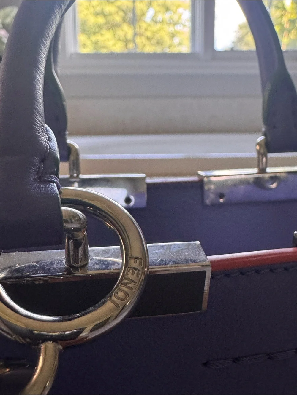 Fendi compact satchel