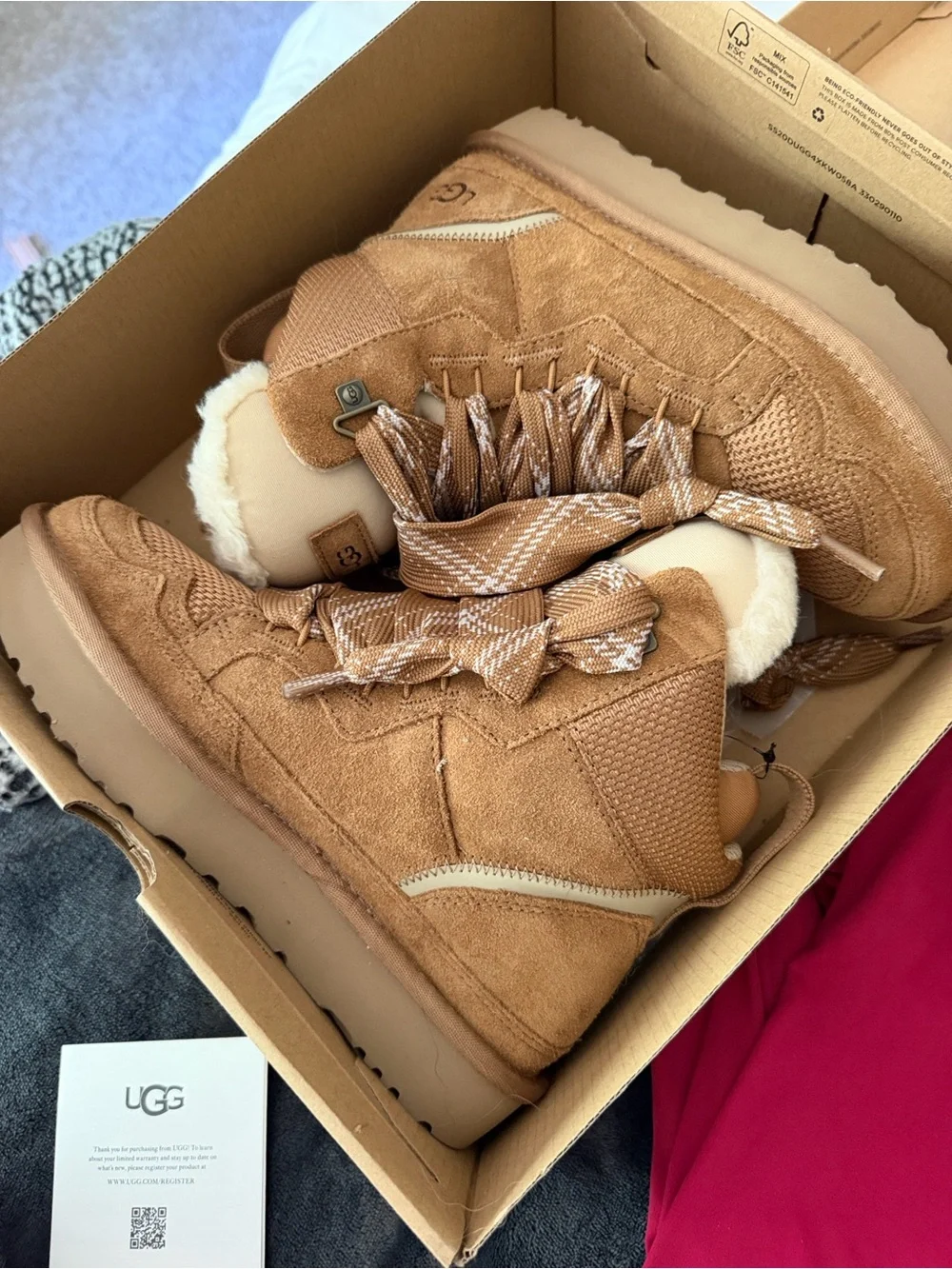 UGG suede upper