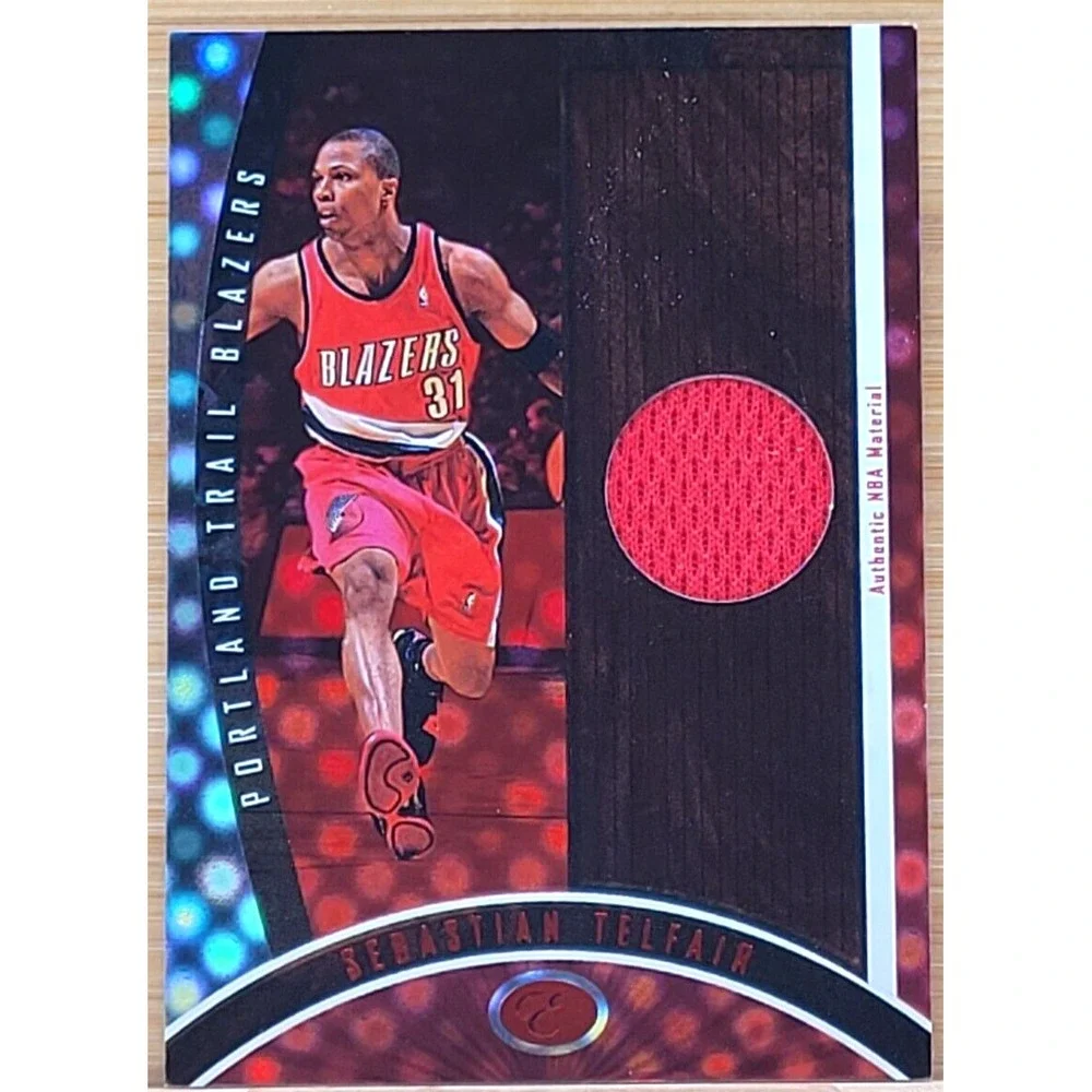 2006-07  BOWMAN ELEVATION SEBASTIAN TELFAIR EXECUTIVE LEVEL RELIC #D/49 PORTLAND
