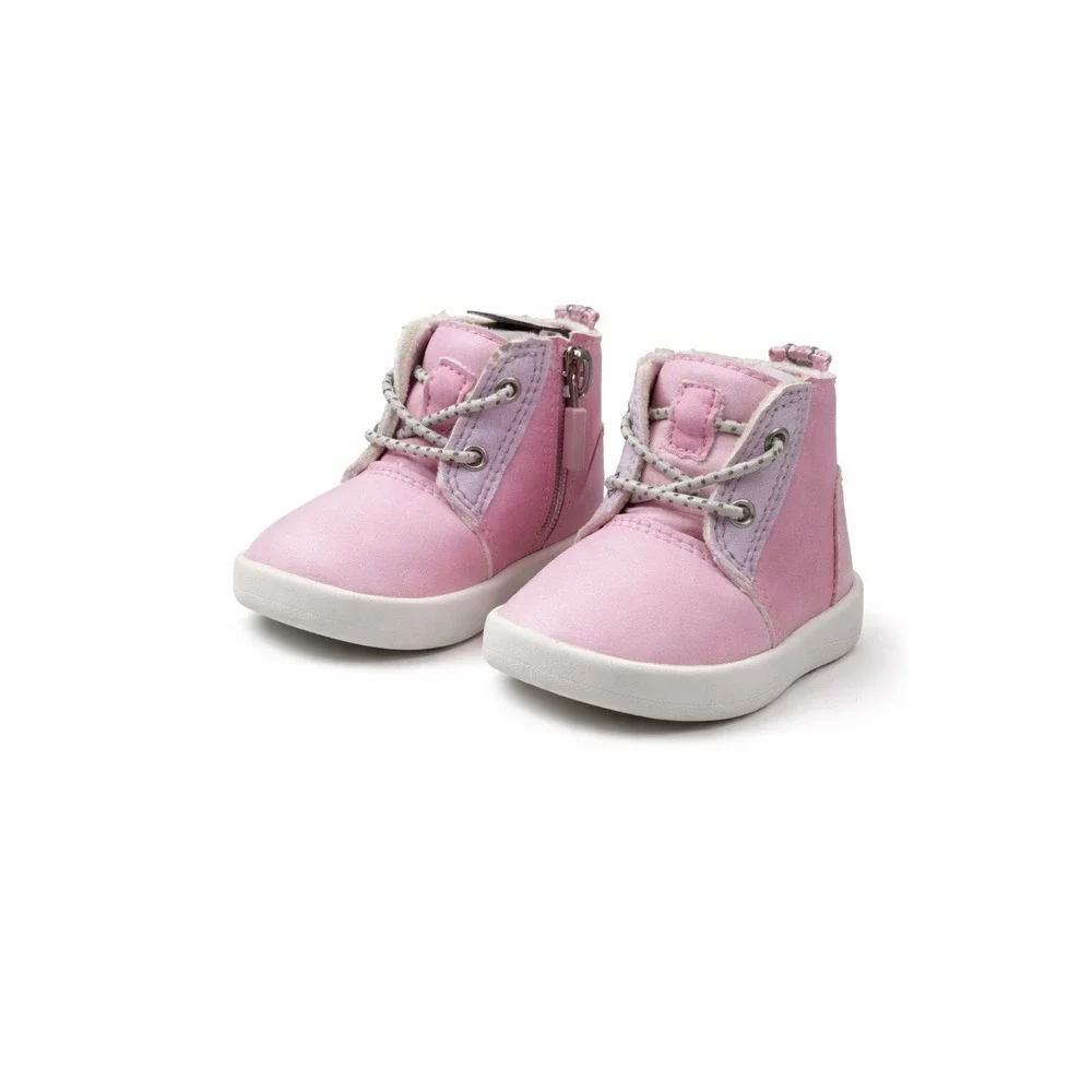 UGG Kristjan Infant Pink High Top Sneakers‎ Size 0/1 NWT