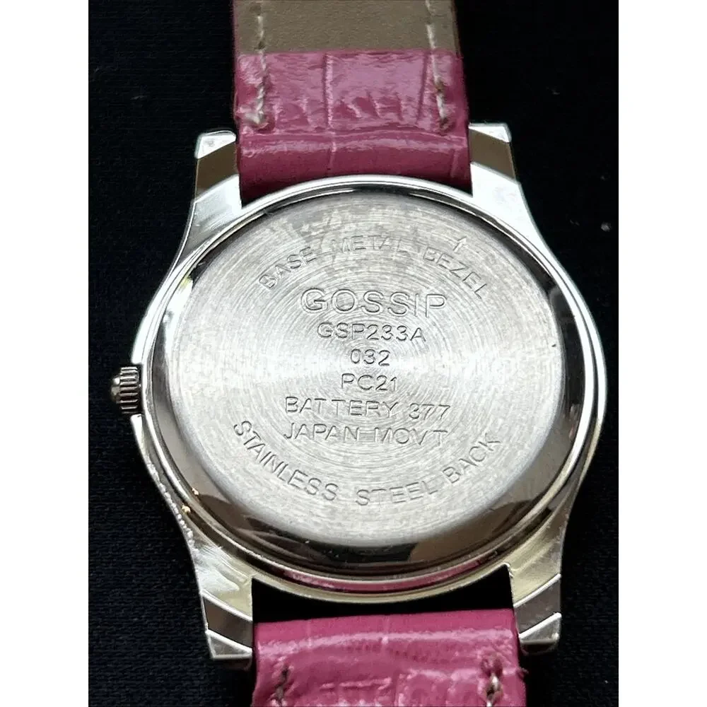 Gossip silver tone