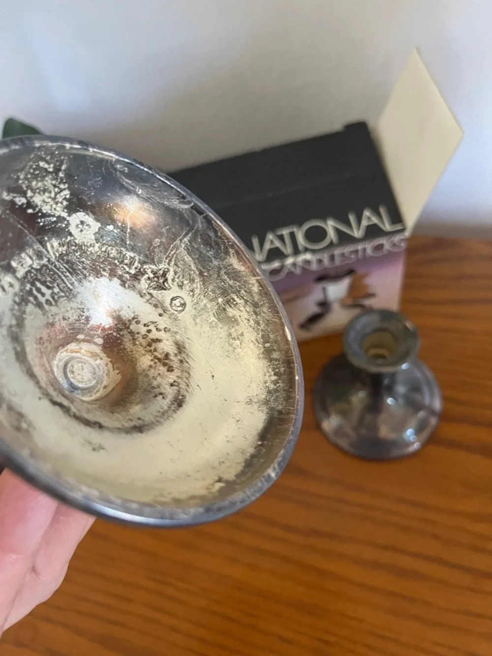 International console candlesticks set two