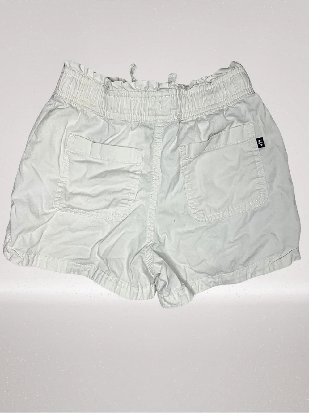 GAP Kids Girls Size 6/6X Light Tan Khaki Pull-On Shorts Elastic Waist