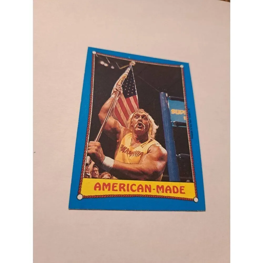 1987 Topps WWF Hulk Hogan #35 American Made Wrestling Trading Card Titan!!!!