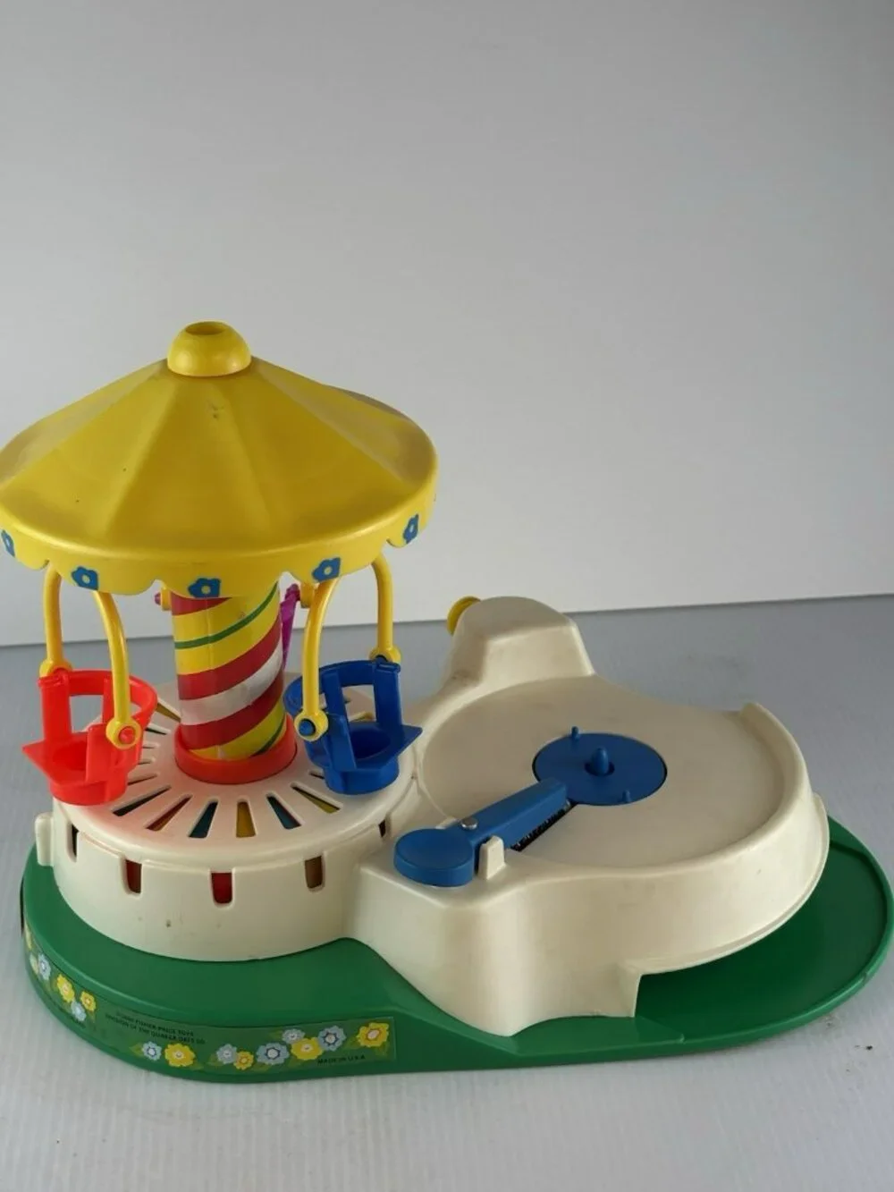 Vintage Fisher-Price Little People #170 CHANGE-A-TUNE CAROUSEL Family 3 Discs