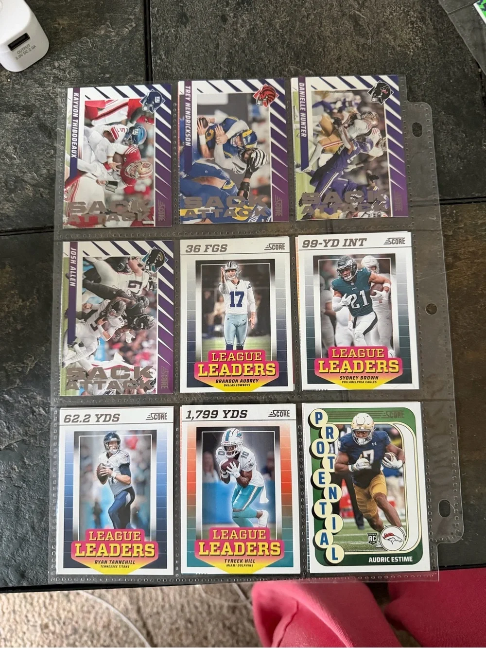 lot of rookie sports cards