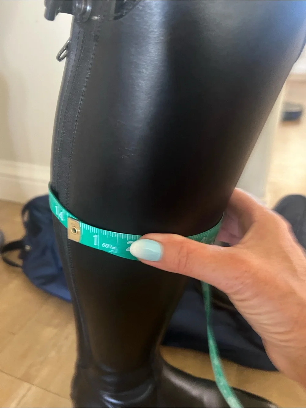 Tricolore Italia Black Equestrian Tall Riding Boots