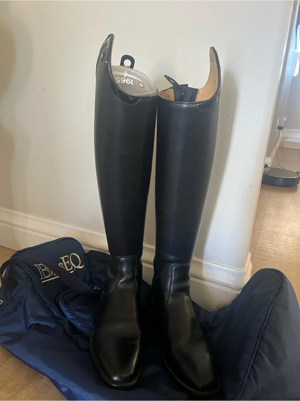 Tricolore Italia Black Equestrian Tall Riding Boots