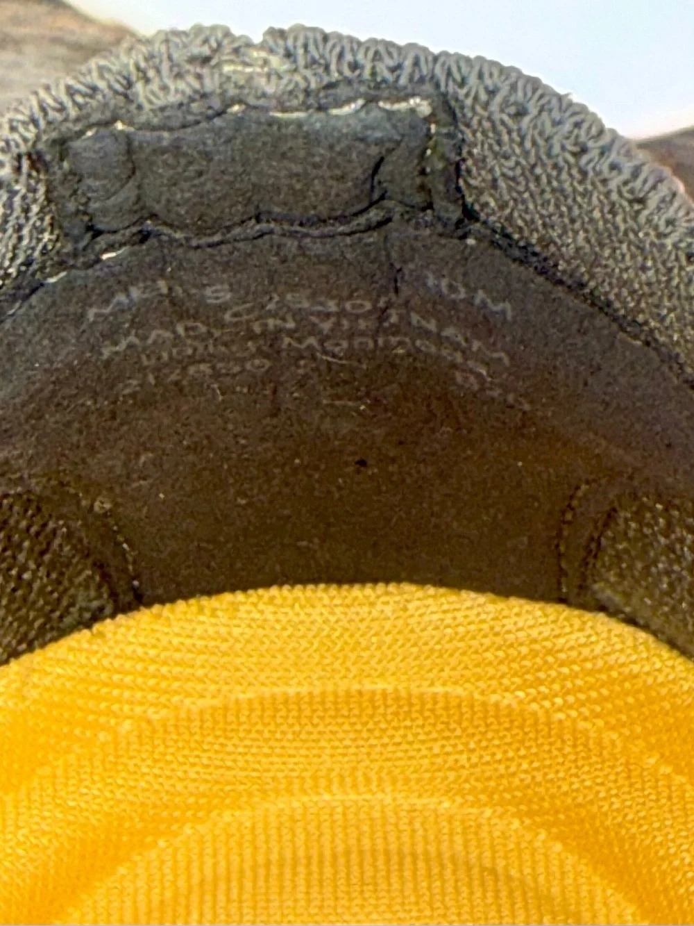 Cole Haan 2.Zerogrand Gray Saddle Knit Oxford Shoes Mens Sz 10 M C25308 Yellow