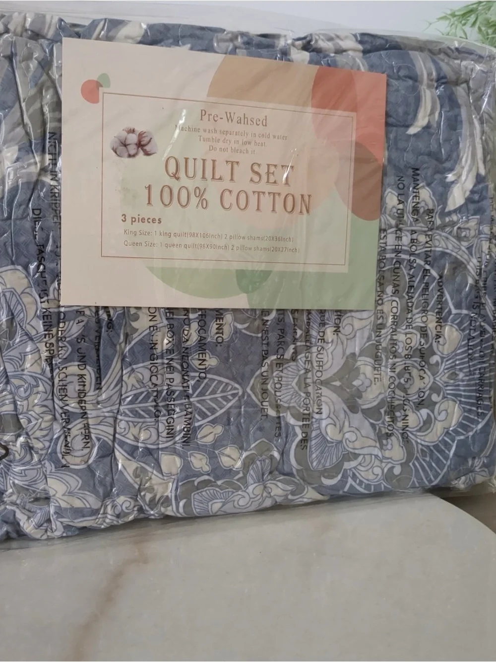 N/A damask comfoter