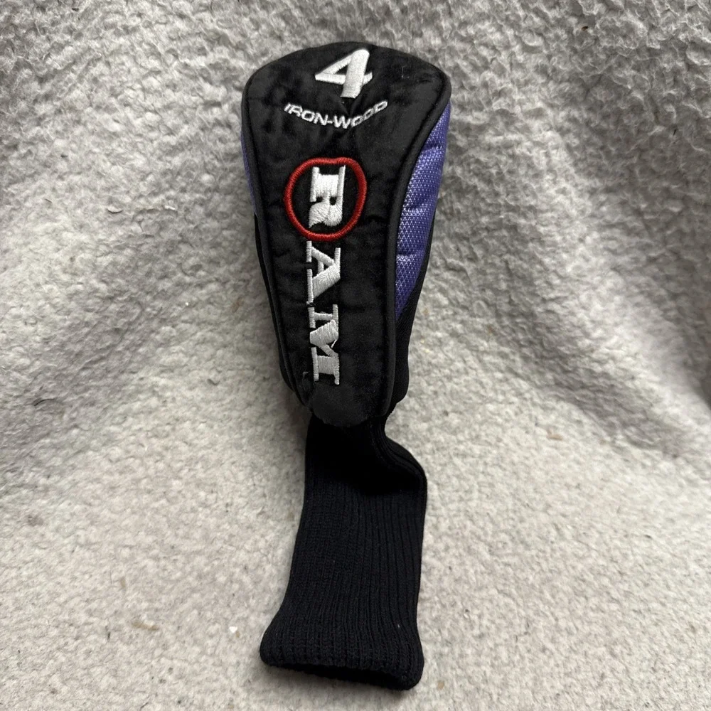 RAM black and Purple 4‎ wood driver golf club head cover