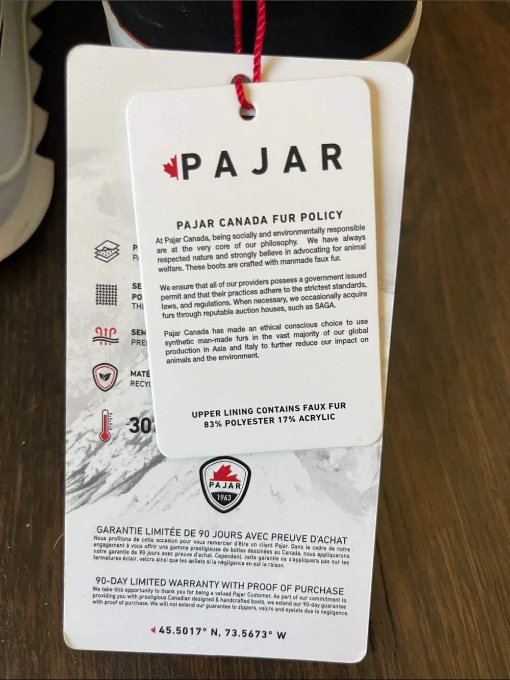 Pajar new tags