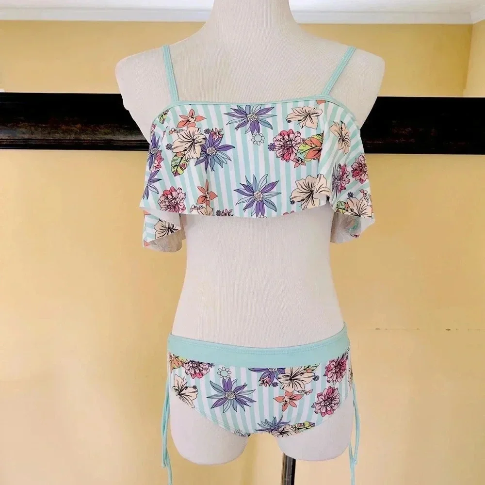 Limeapple girls striped