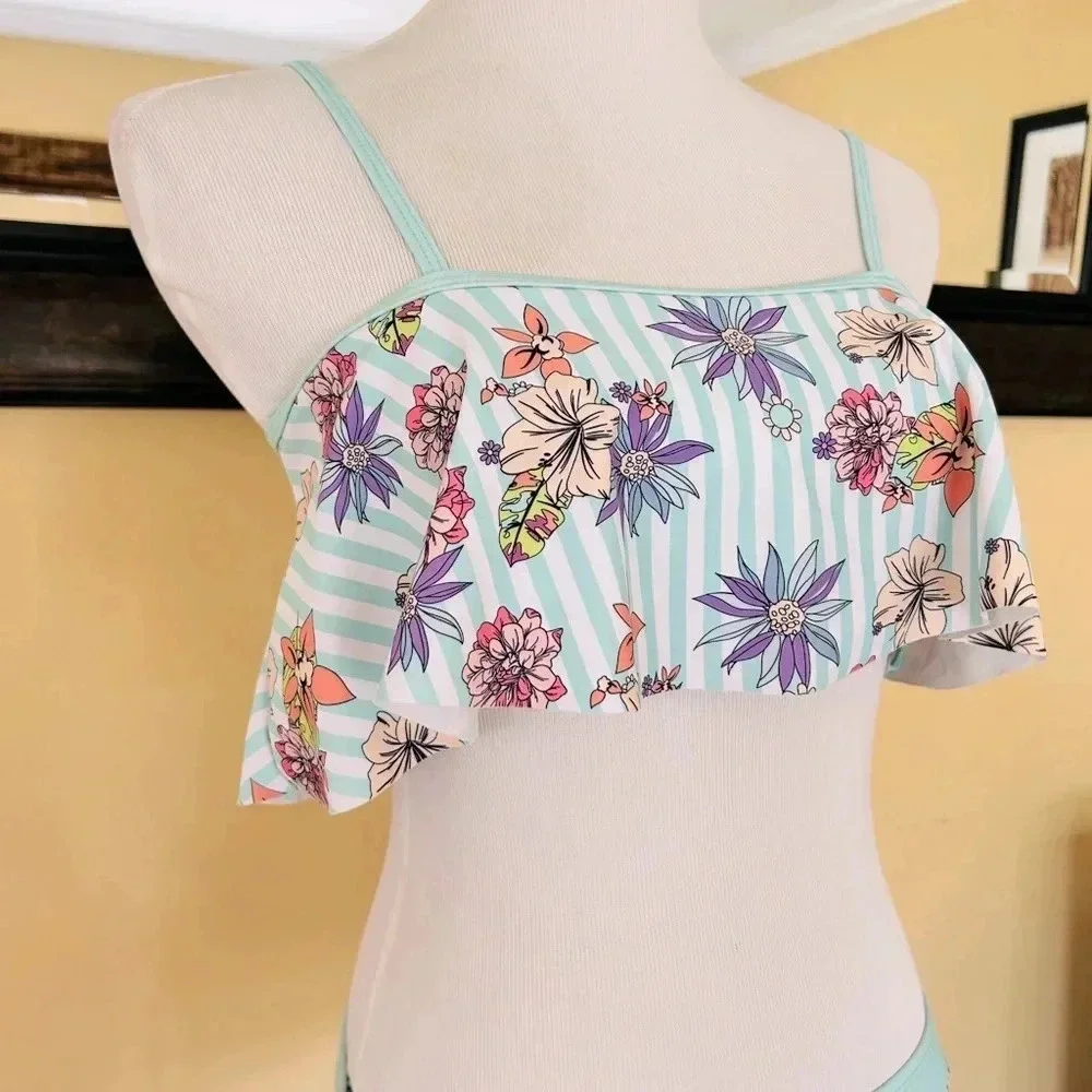 Limeapple girls striped