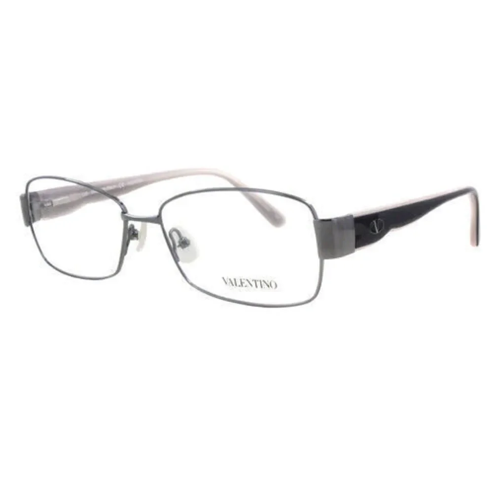 NWT Valentino V2101 060 Dark Rectangle 54mm Eyeglasses