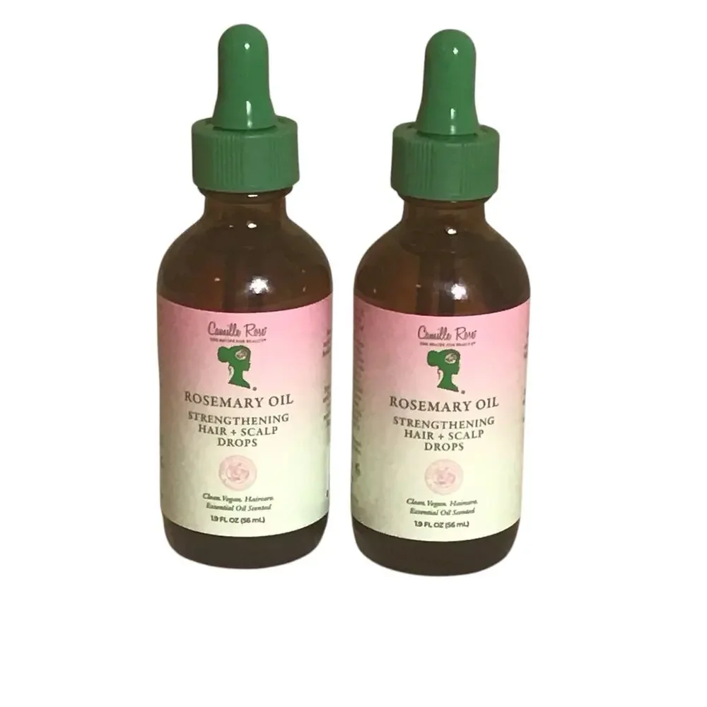 Camille Rose Hair Growth Oil  1.9 fl oz Lot of 2 NWT HairCare  Natural Hair