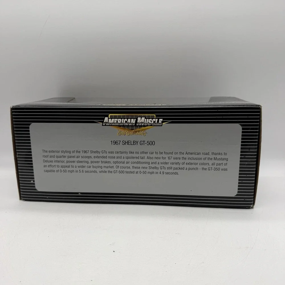 ERTL 39228 American Muscle 1967 Shelby GT-500 Black 1:18 Scale 2005 Die-Cast Car