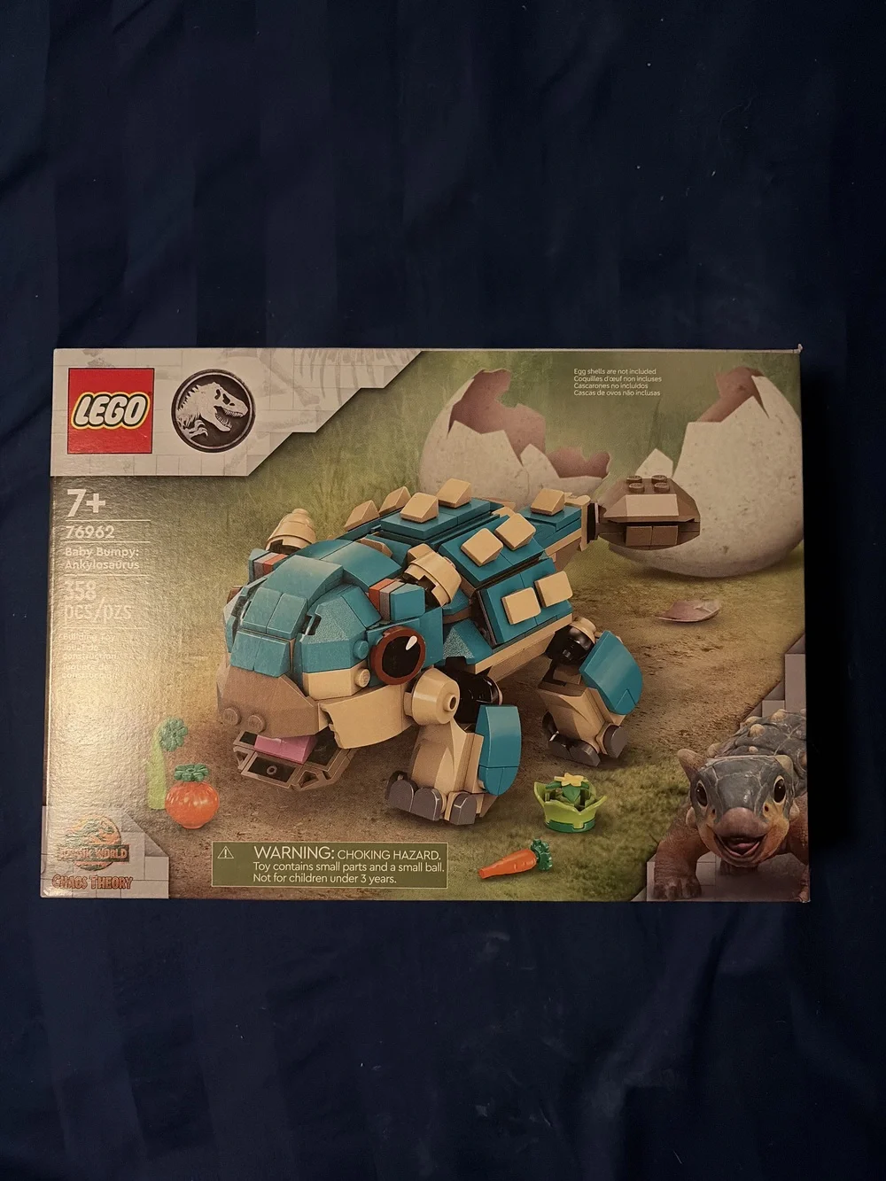 LEGO Jurassic World 76962 Baby Bumpy Ankylosaurus Complete Set 358 pcs