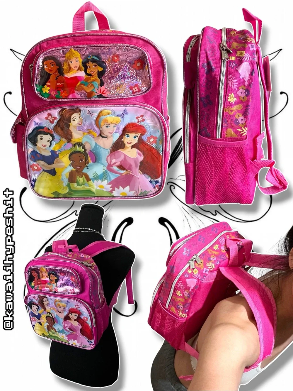 Disney bright pink