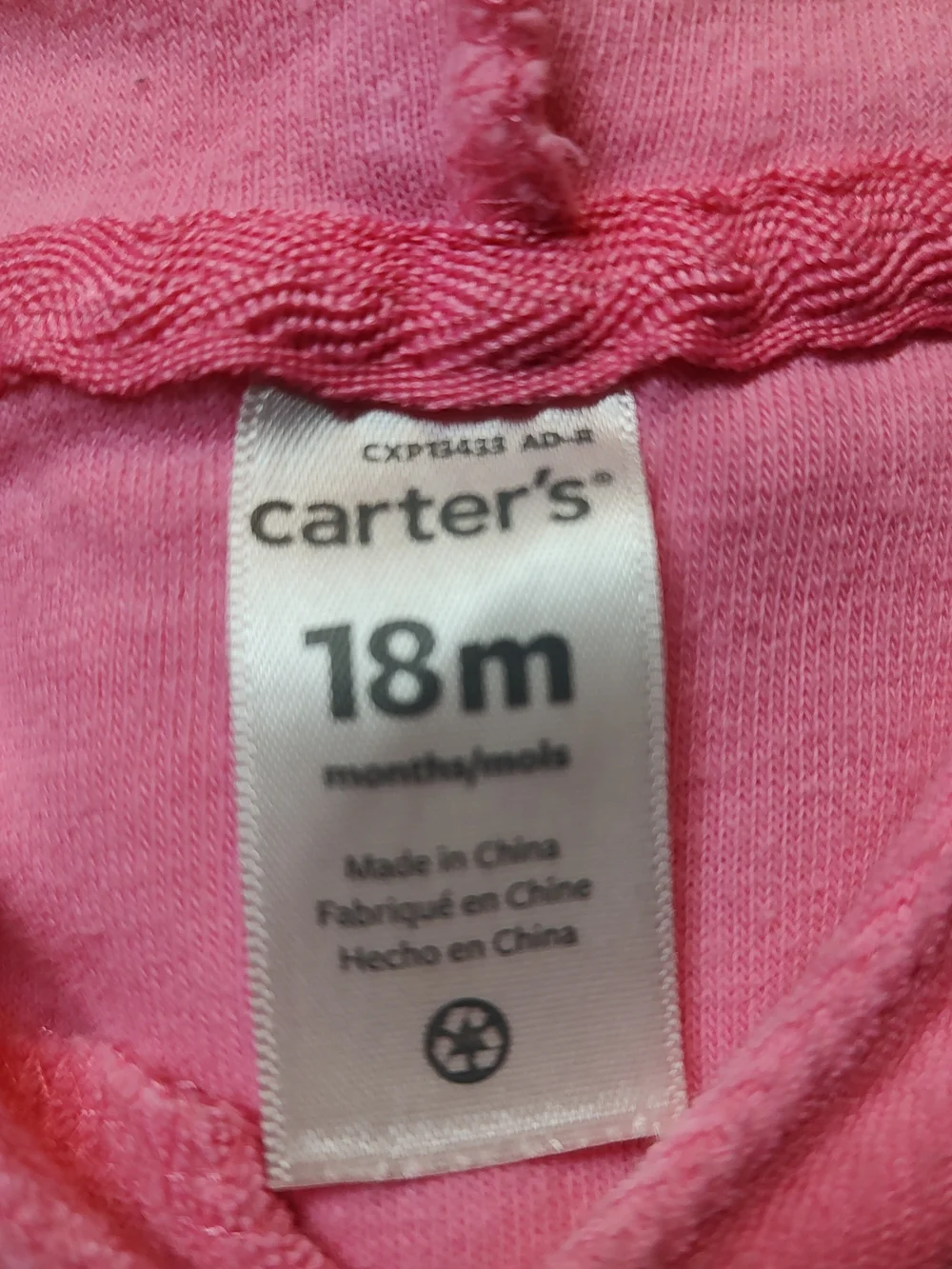 Carters soft pink