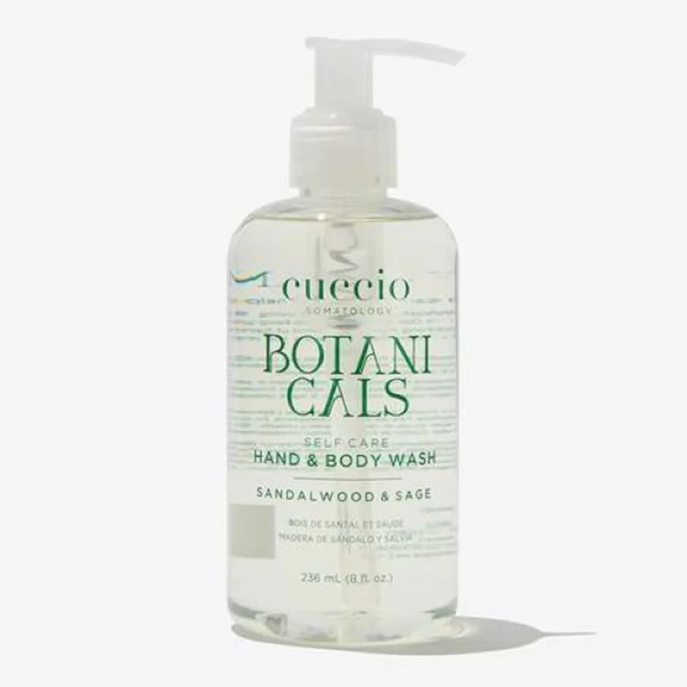 Cuccio Somatology Botanicals Hand and Body Wash Sandalwood & Sage NEW