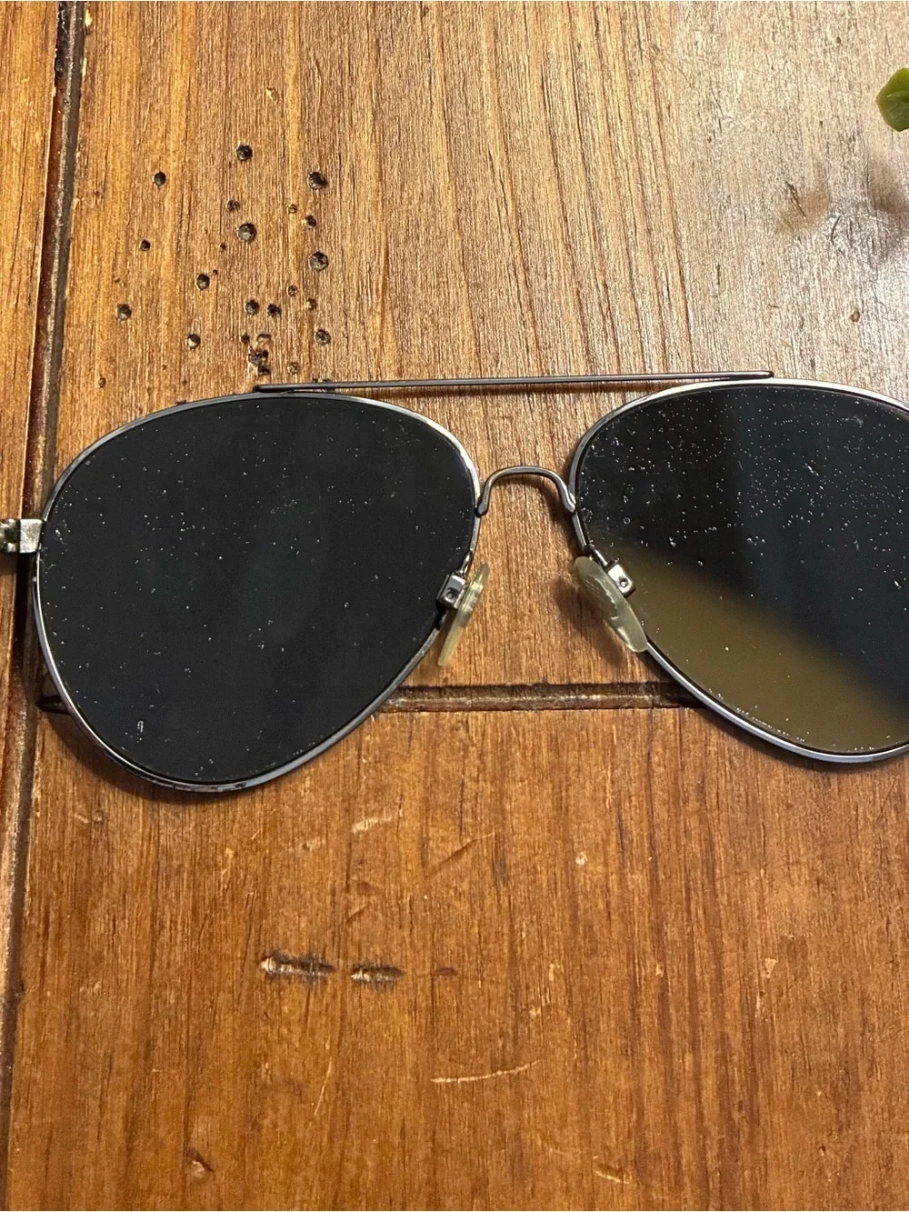 Burberry black aviator