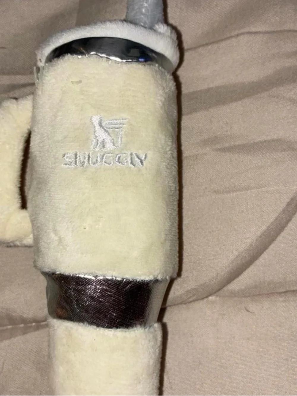 N/A cream shearling