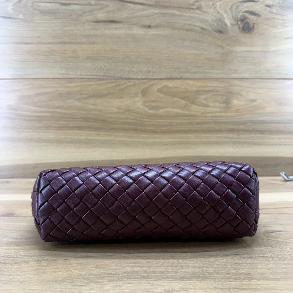 Walter Baker Hazel Hand Woven‎ Baguette Small Hobo Bag Soft Leather